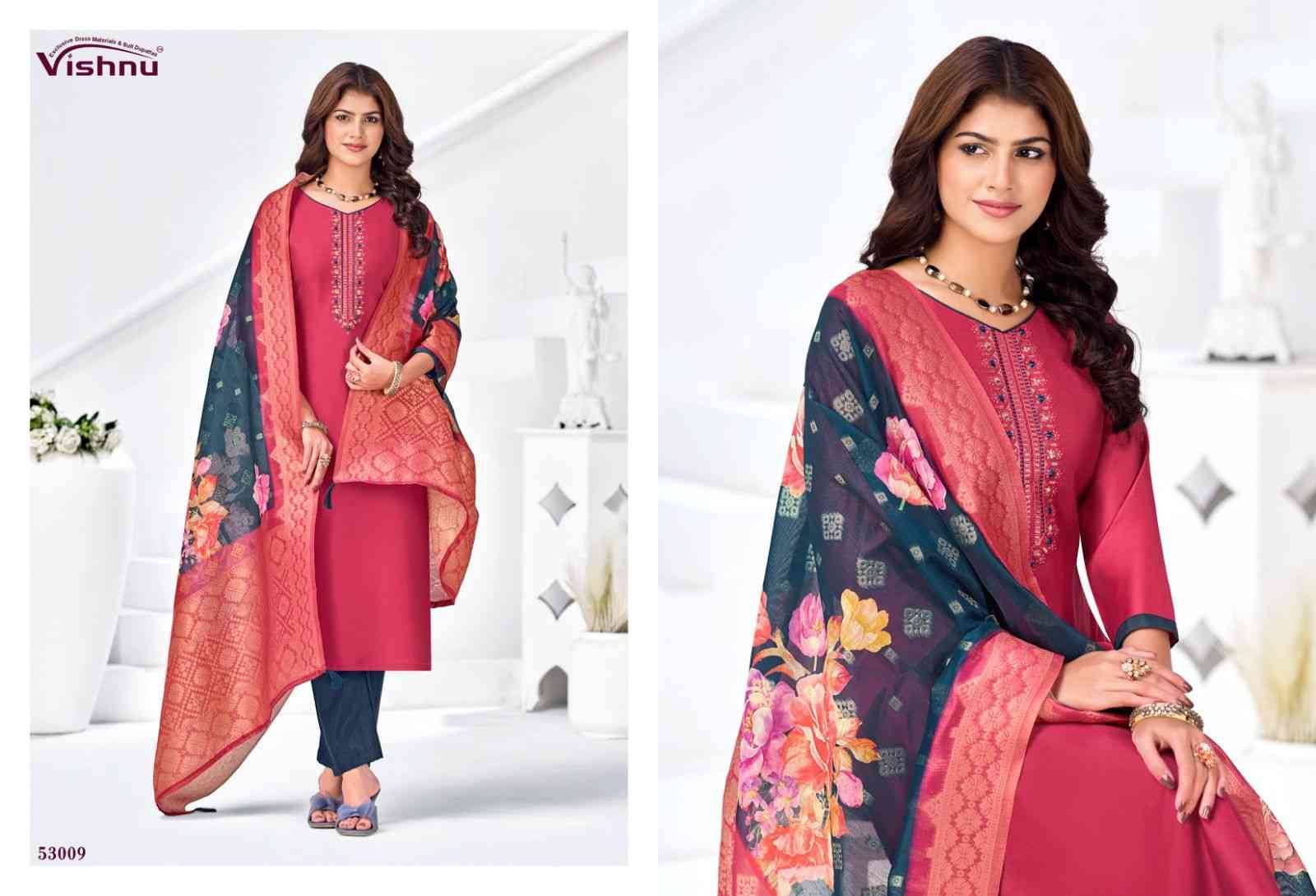 Vyomika Vol-2 By Vishnu 53001 To 53012 Series Beautiful Stylish Festive Suits Fancy Colorful Casual Wear & Ethnic Wear & Ready To Wear Gadhwal Silk Dresses At Wholesale Price
