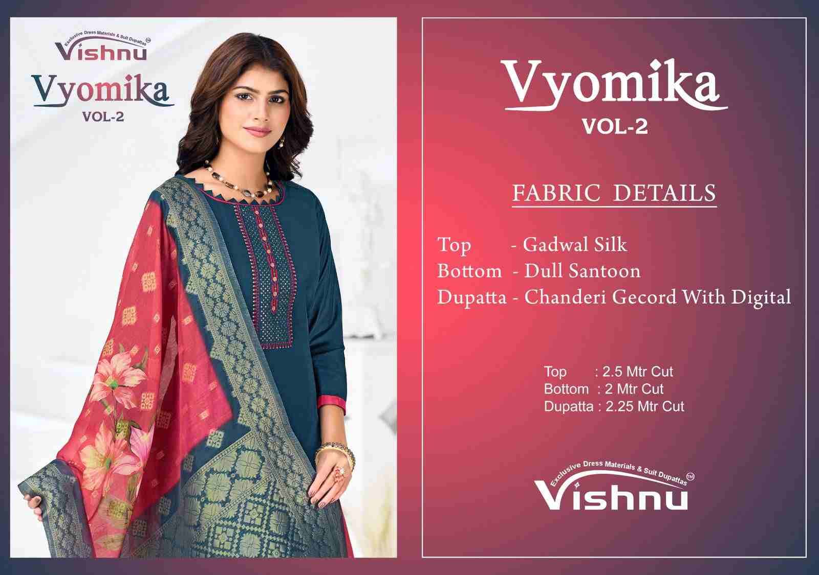 Vyomika Vol-2 By Vishnu 53001 To 53012 Series Beautiful Stylish Festive Suits Fancy Colorful Casual Wear & Ethnic Wear & Ready To Wear Gadhwal Silk Dresses At Wholesale Price