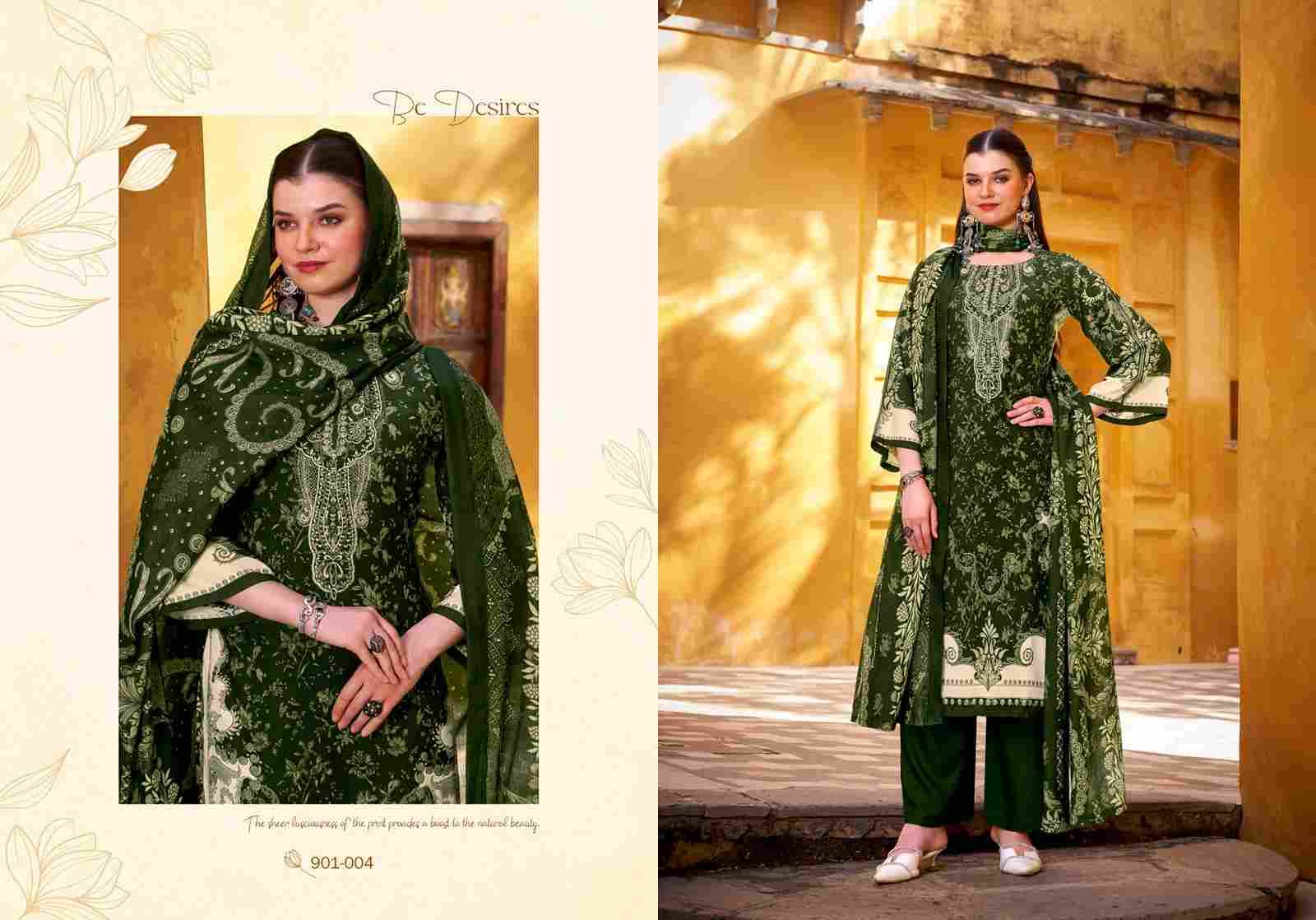 Riwayat Vol-14 By Belliza 901-001 To 901-008 Series Beautiful Festive Suits Stylish Fancy Colorful Casual Wear & Ethnic Wear Pure Viscose Rayon Print Dresses At Wholesale Price