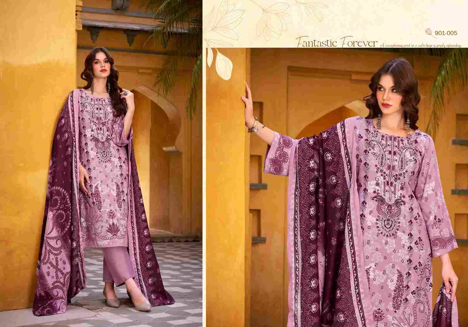 Riwayat Vol-14 By Belliza 901-001 To 901-008 Series Beautiful Festive Suits Stylish Fancy Colorful Casual Wear & Ethnic Wear Pure Viscose Rayon Print Dresses At Wholesale Price