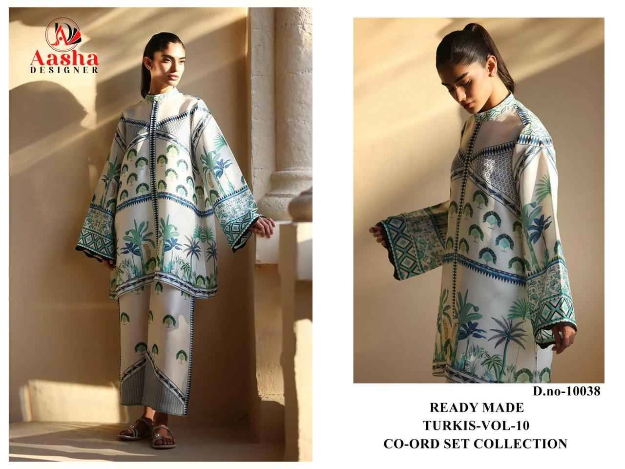 Turkis Vol-10 By Aasha Designer 10037 To 10040 Series Designer Stylish Fancy Colorful Beautiful Casual Wear & Ethnic Wear Modal Satin Co-Ords At Wholesale Price
