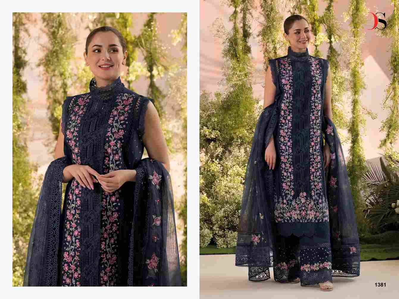 Sobia Nazir Luxury Lawn-25 Vol-2 By Deepsy Suits 1381 To 1386 Series Designer Pakistani Suits Beautiful Fancy Stylish Colorful Party Wear & Occasional Wear Pure Cotton Dresses At Wholesale Price