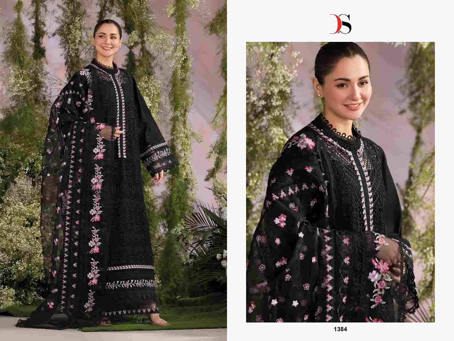 Sobia Nazir Luxury Lawn-25 Vol-2 By Deepsy Suits 1381 To 1386 Series Designer Pakistani Suits Beautiful Fancy Stylish Colorful Party Wear & Occasional Wear Pure Cotton Dresses At Wholesale Price