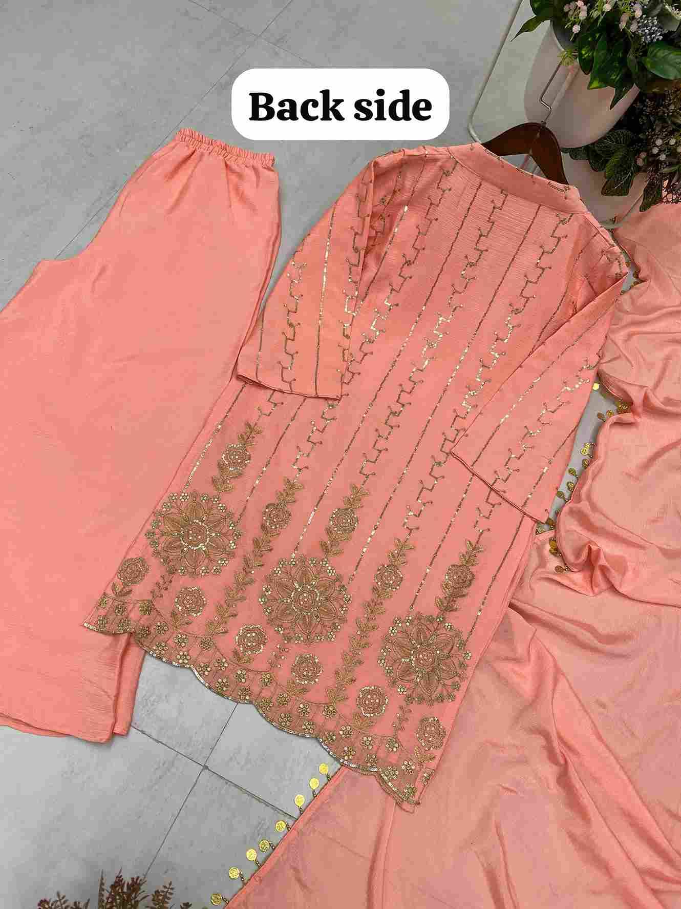 Be-395 By Fashid Wholesale Beautiful Suits Colorful Stylish Fancy Casual Wear & Ethnic Wear Chinnon Dresses At Wholesale Price