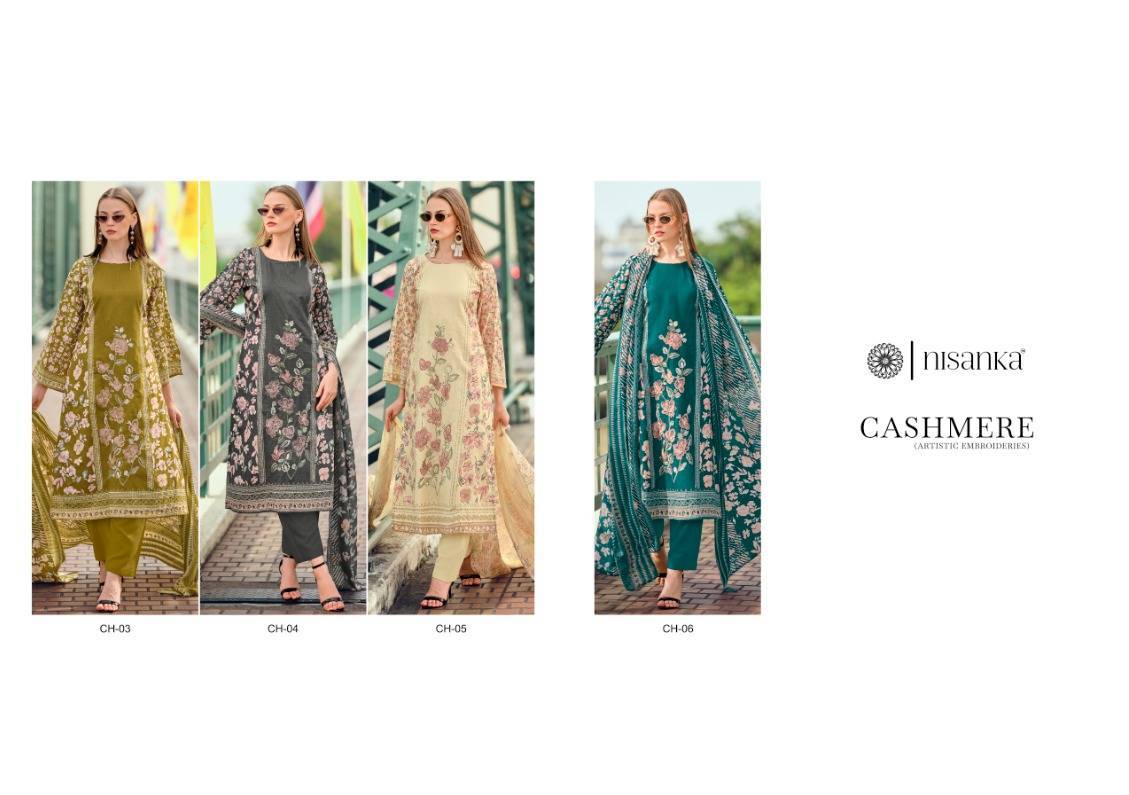 Cashmere Nx By Nisanka 03 To 06 Series Wholesale Designer Festive Suits Collection Beautiful Stylish Fancy Colorful Party Wear & Occasional Wear Pure Lawn Cotton Print Dresses At Wholesale Price