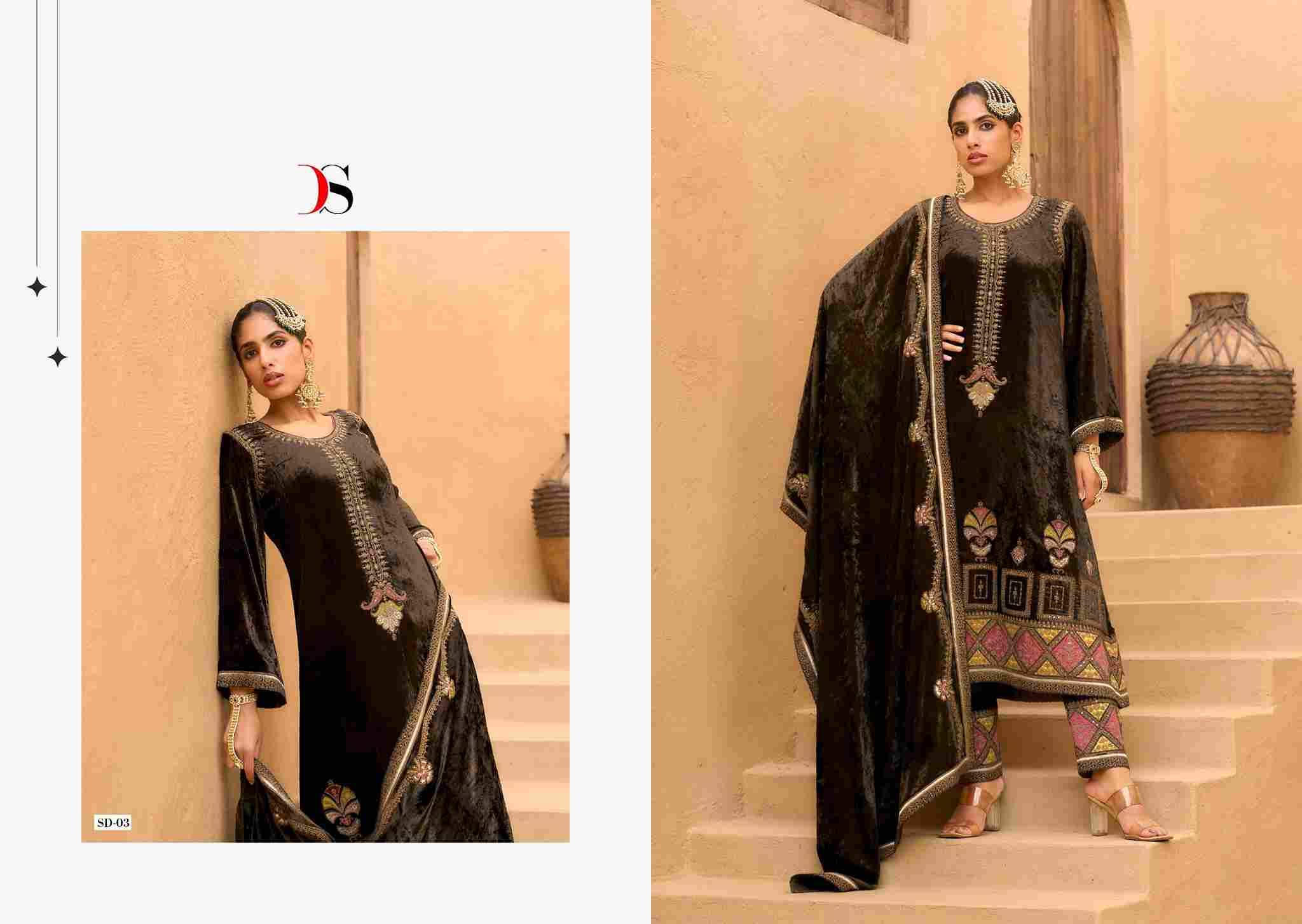 Rang E Bahar By Deepsy Suits 01 To 06 Series Designer Pakistani Suits Beautiful Fancy Stylish Colorful Party Wear & Occasional Wear Pure Viscose Velvet Dresses At Wholesale Price