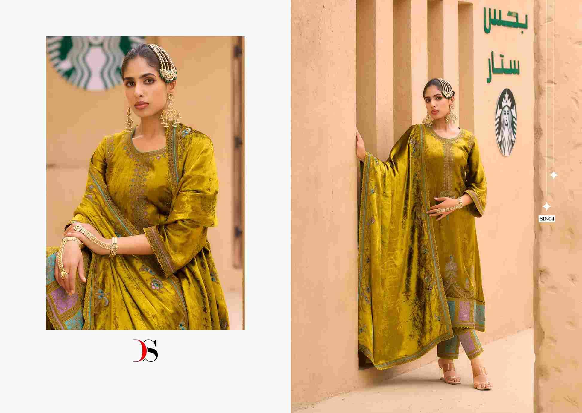 Rang E Bahar By Deepsy Suits 01 To 06 Series Designer Pakistani Suits Beautiful Fancy Stylish Colorful Party Wear & Occasional Wear Pure Viscose Velvet Dresses At Wholesale Price