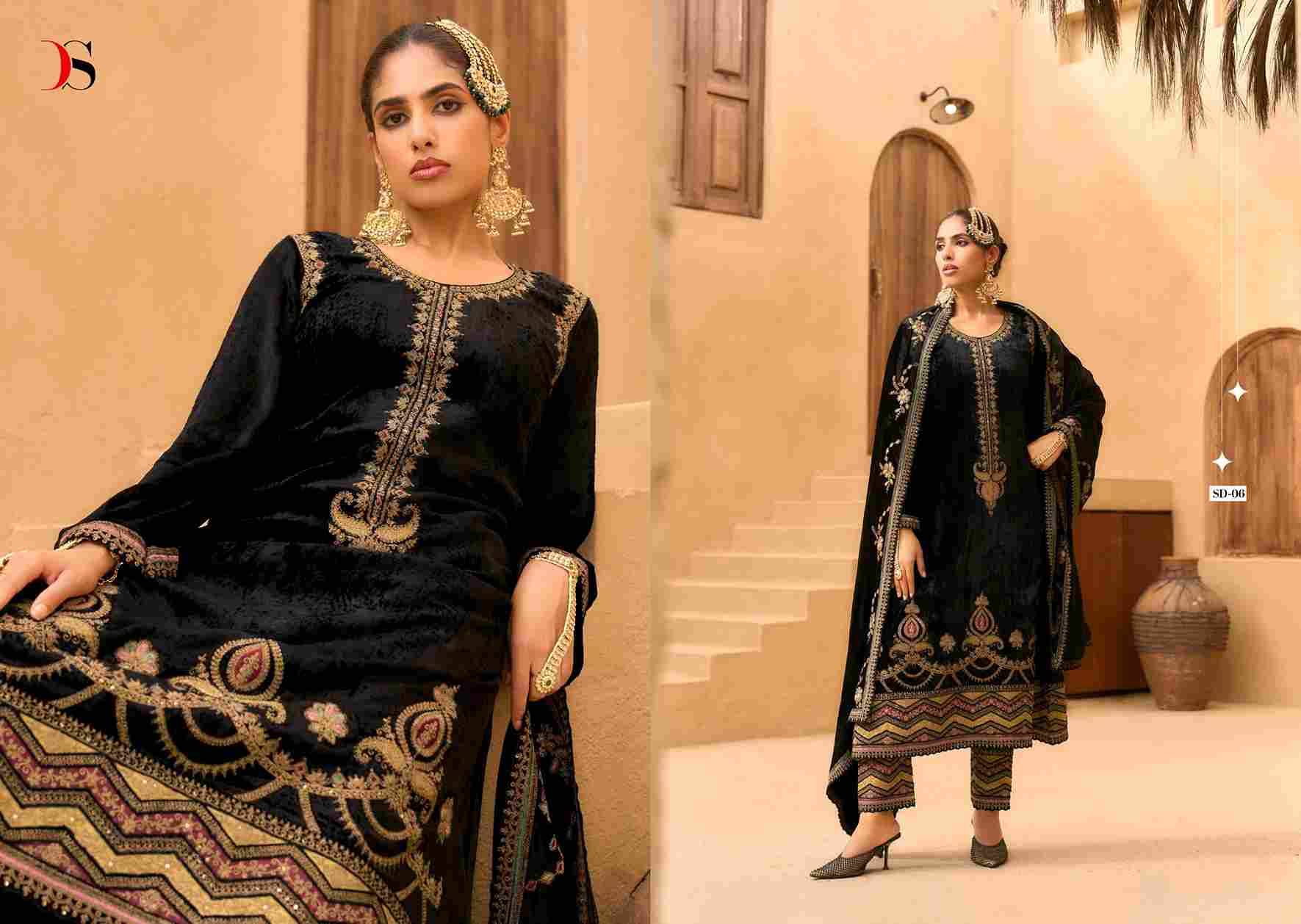 Rang E Bahar By Deepsy Suits 01 To 06 Series Designer Pakistani Suits Beautiful Fancy Stylish Colorful Party Wear & Occasional Wear Pure Viscose Velvet Dresses At Wholesale Price