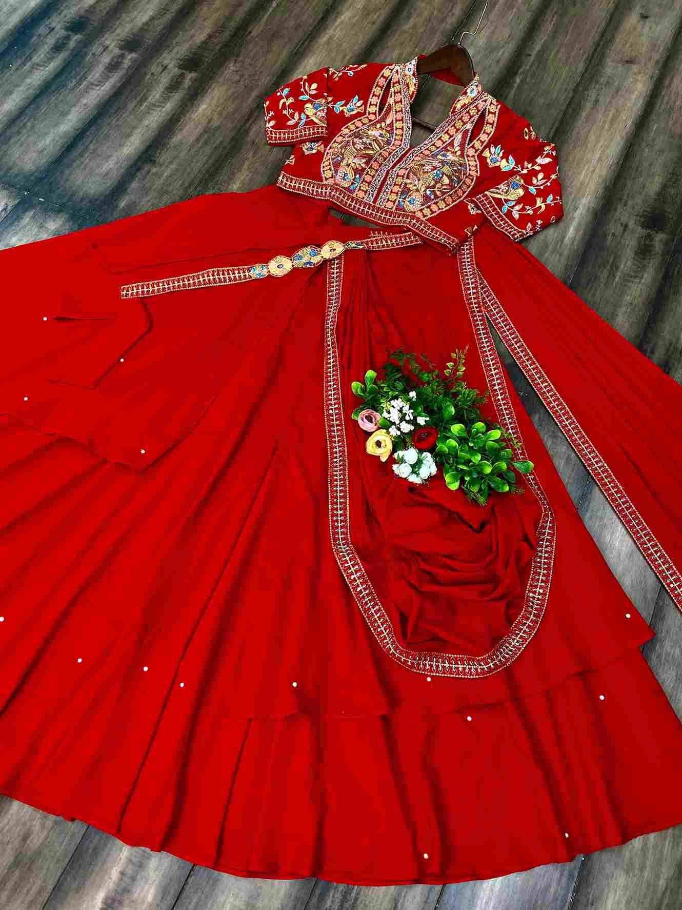 Be-269 By Fashid Wholesale Karwa Chauth Special Indian Traditional Wear Collection Beautiful Stylish Fancy Colorful Party Wear & Occasional Wear Fiona Silk Lehenga Sarees At Wholesale Price