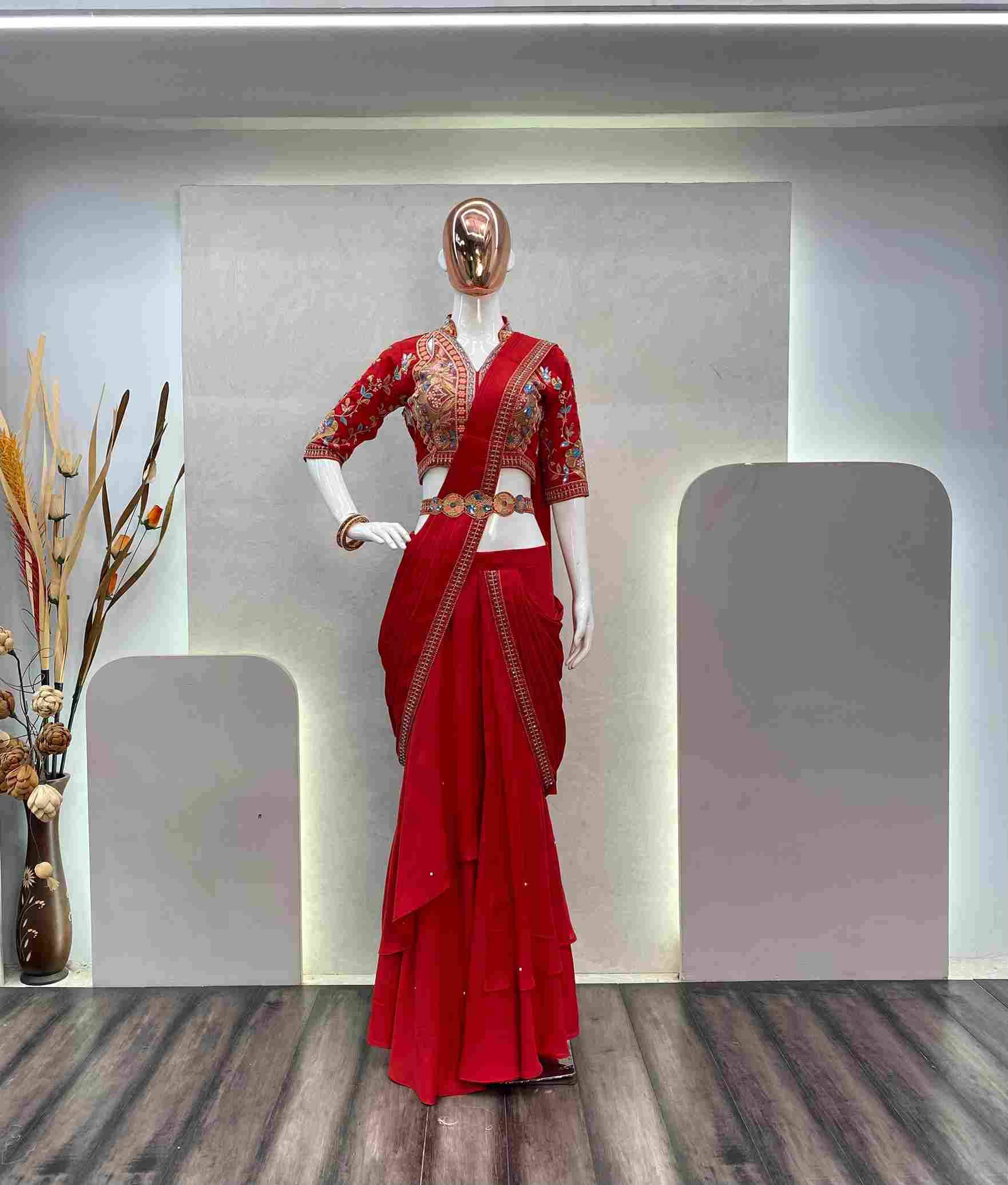 Be-269 By Fashid Wholesale Karwa Chauth Special Indian Traditional Wear Collection Beautiful Stylish Fancy Colorful Party Wear & Occasional Wear Fiona Silk Lehenga Sarees At Wholesale Price
