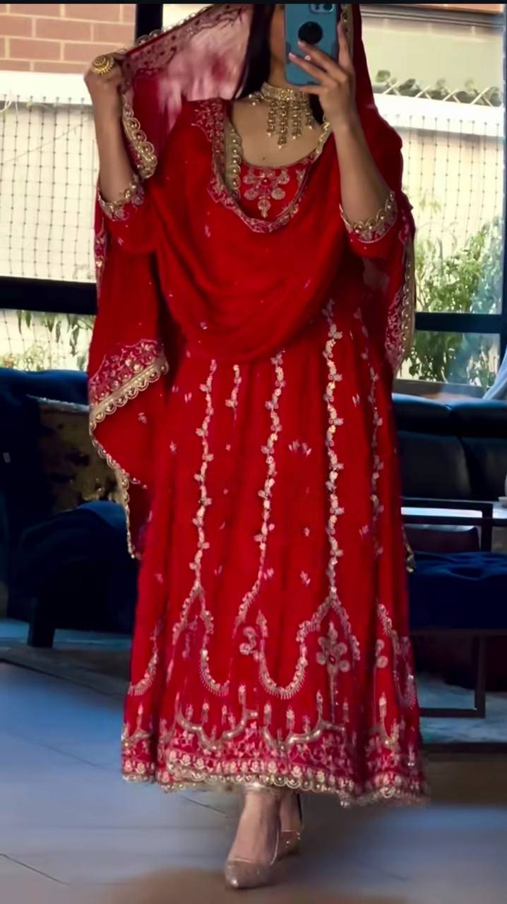 Sf-1072 By Fashid Wholesale Beautiful Anarkali Suits Colorful Stylish Fancy Casual Wear & Ethnic Wear Heavy Natural Crepe Dresses At Wholesale Price