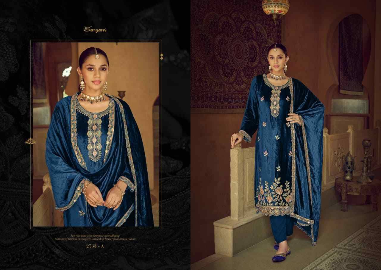 Nigar By Sargam Prints 2733-A To 2733-D Series Beautiful Festive Suits Stylish Fancy Colorful Casual Wear & Ethnic Wear Pure Viscose Silk Print Dresses At Wholesale Price