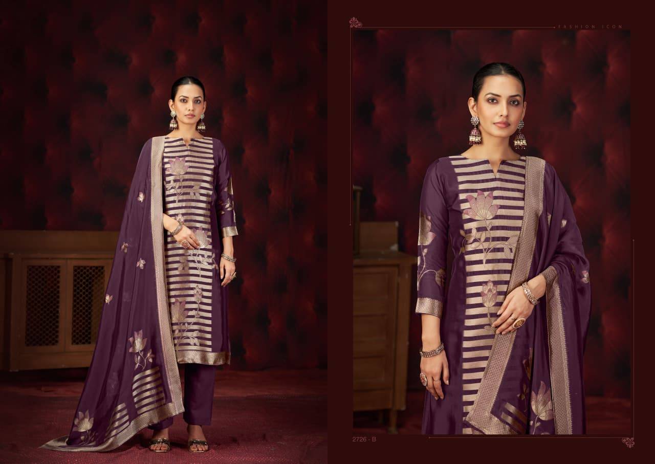Kayan By Sargam Prints 2726-A To 2726-D Series Beautiful Festive Suits Stylish Fancy Colorful Casual Wear & Ethnic Wear Pure Viscose Silk Print Dresses At Wholesale Price