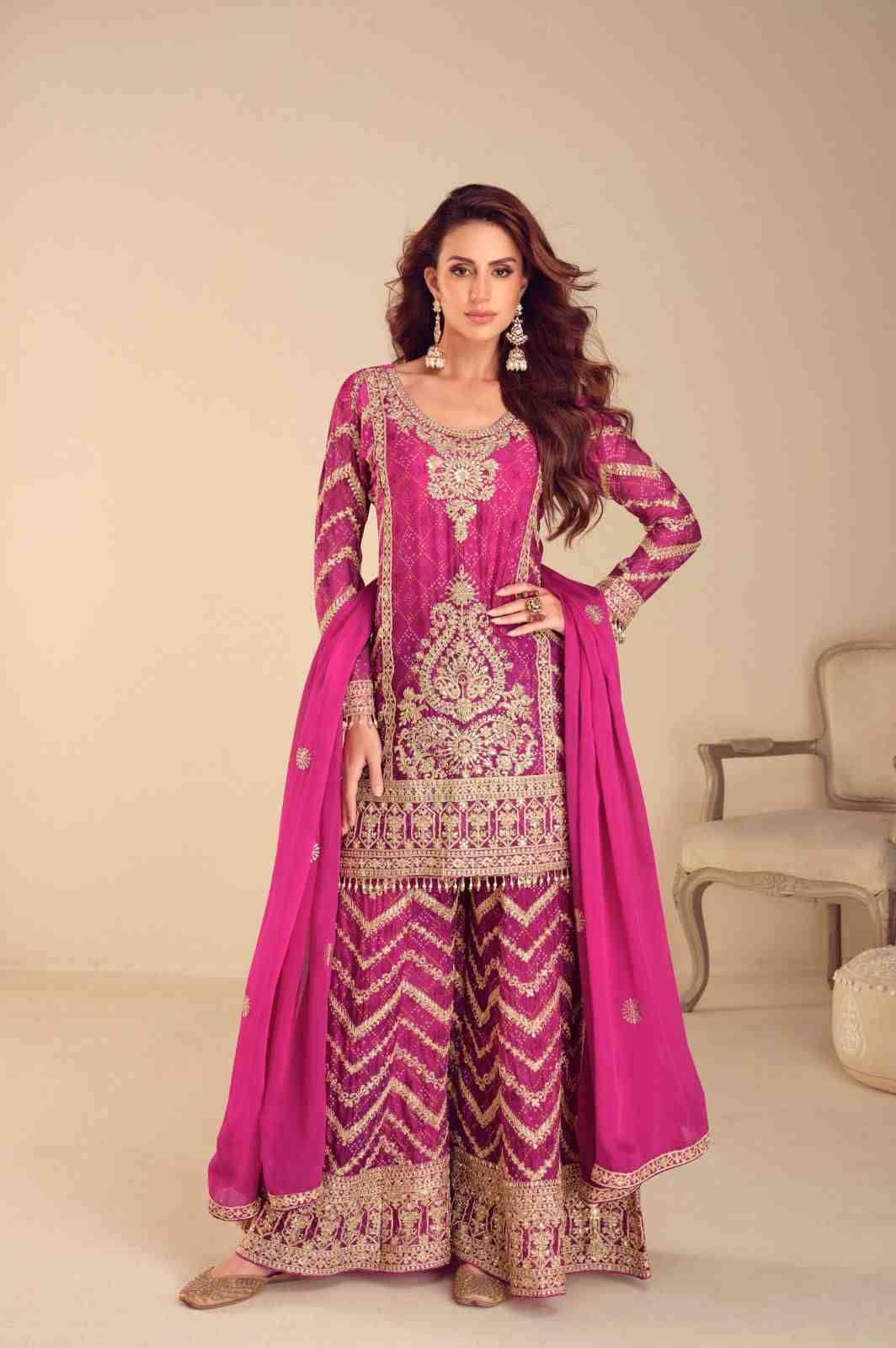 Misbah By Gulkayra Designer 7620 To 7621 Series Beautiful Sharara Suits Colorful Stylish Fancy Casual Wear & Ethnic Wear Chinnon Dresses At Wholesale Price