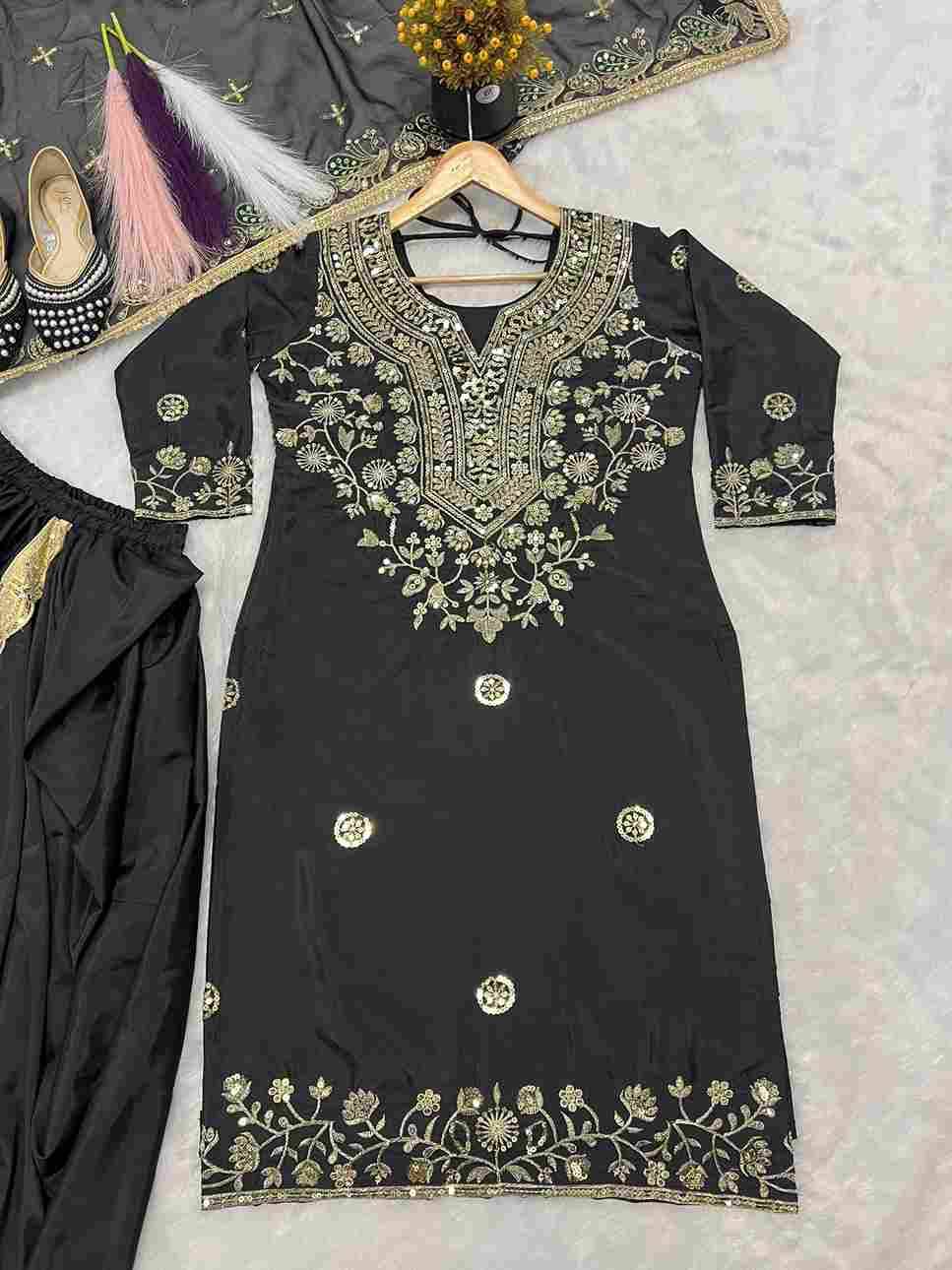 Sf-1083 By Fashid Wholesale Beautiful Suits Colorful Stylish Fancy Casual Wear & Ethnic Wear Heavy Natural Crepe Silk Dresses At Wholesale Price