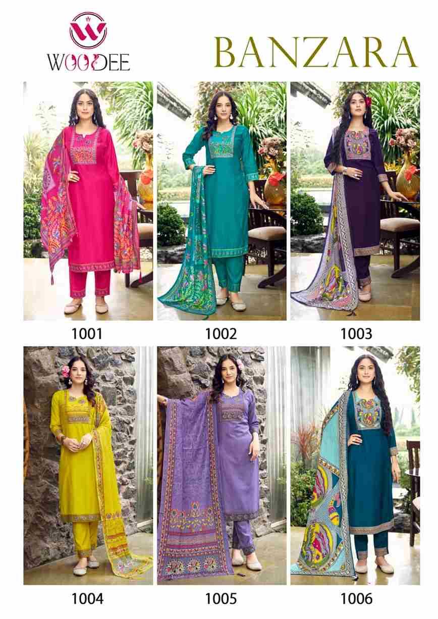 Banzara By Woodee 1001 To 1006 Series Designer Stylish Fancy Colorful Beautiful Party Wear & Ethnic Wear Collection Premium Viscose Dresses At Wholesale Price