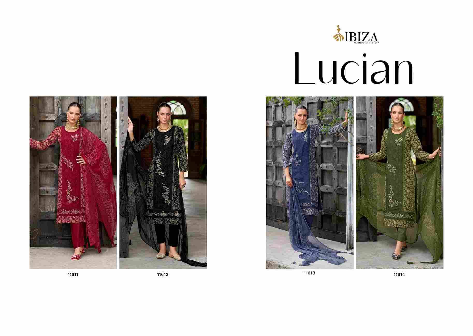 Lucian By Ibiza 11611 To 11614 Series Beautiful Festive Suits Colorful Stylish Fancy Casual Wear & Ethnic Wear Pure Viscose Pashmina Dresses At Wholesale Price