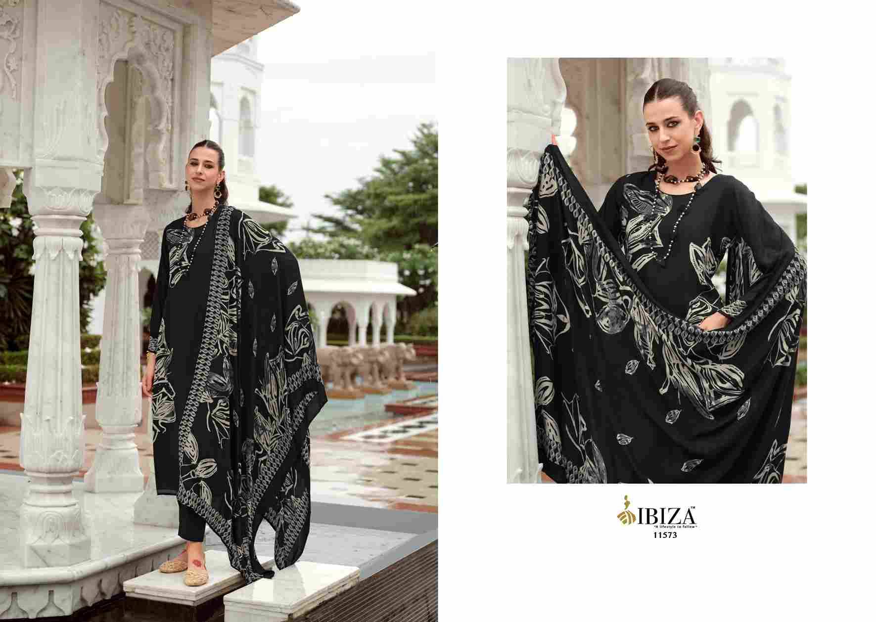 Reewaj By Ibiza 11571 To 11576 Series Beautiful Festive Suits Colorful Stylish Fancy Casual Wear & Ethnic Wear Pure Viscose Pashmina Dresses At Wholesale Price