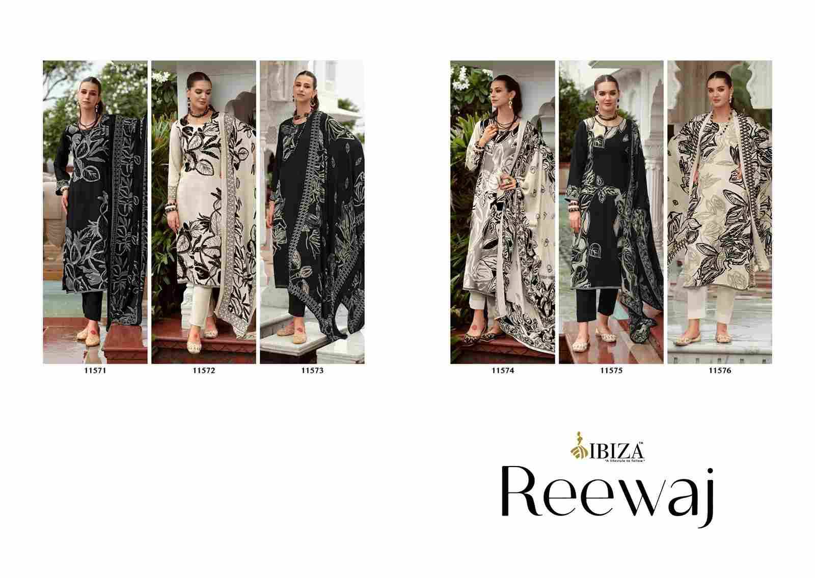 Reewaj By Ibiza 11571 To 11576 Series Beautiful Festive Suits Colorful Stylish Fancy Casual Wear & Ethnic Wear Pure Viscose Pashmina Dresses At Wholesale Price