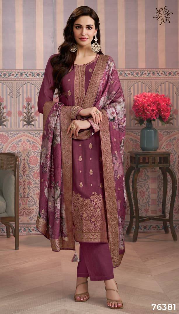 Kervin Ananta Vol-4 By Vinay Fashion 76381 To 76384 Series Beautiful Suits Colorful Stylish Fancy Casual Wear & Ethnic Wear Viscose Pashmina Dresses At Wholesale Price