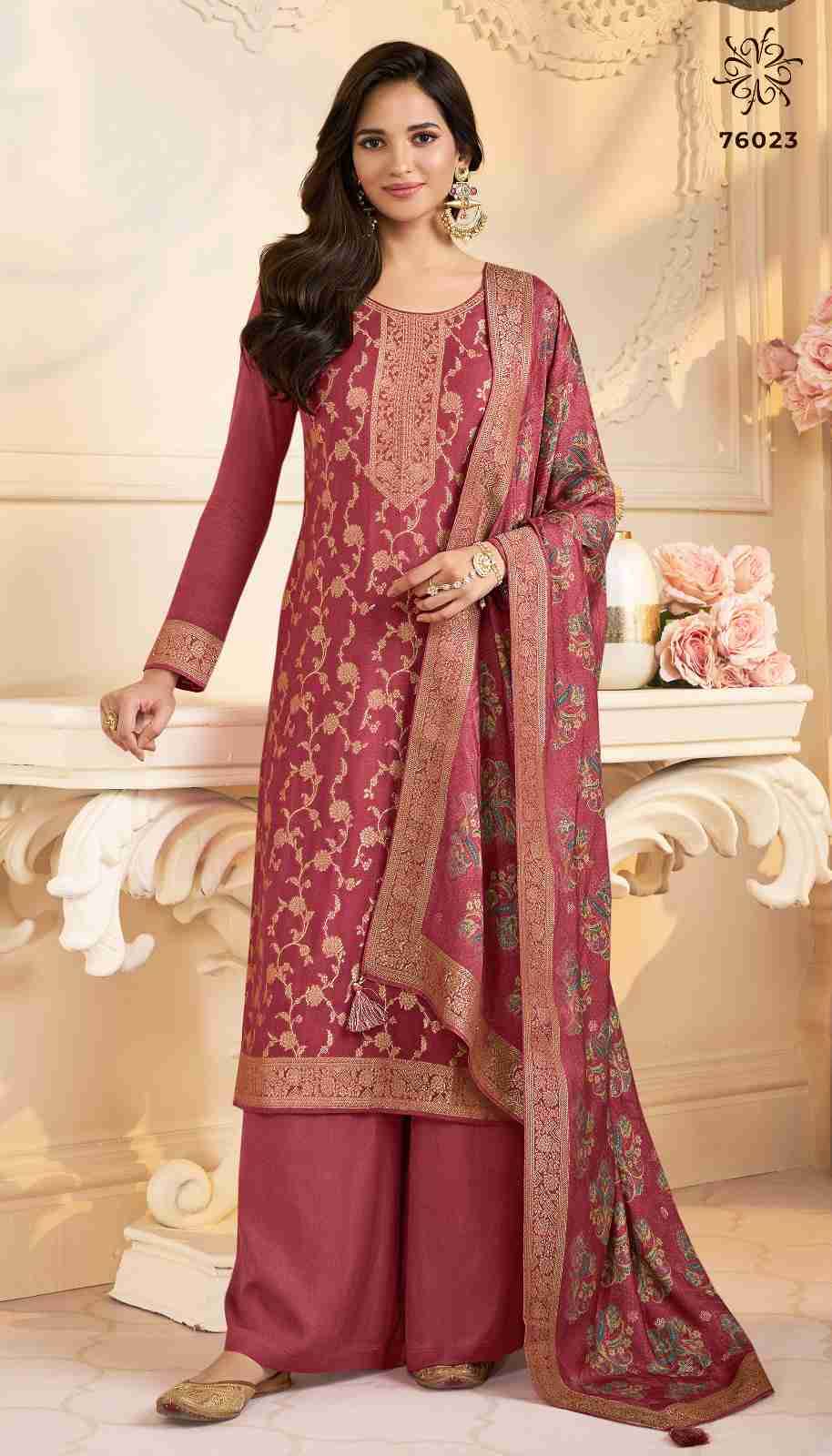 Kervin Ananta By Vinay Fashion 76021 To 76025 Series Beautiful Suits Colorful Stylish Fancy Casual Wear & Ethnic Wear Viscose Pashmina Dresses At Wholesale Price