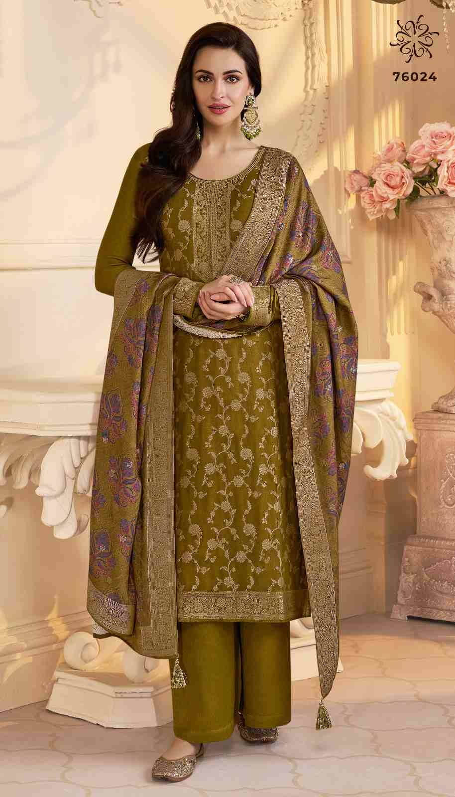 Kervin Ananta By Vinay Fashion 76021 To 76025 Series Beautiful Suits Colorful Stylish Fancy Casual Wear & Ethnic Wear Viscose Pashmina Dresses At Wholesale Price