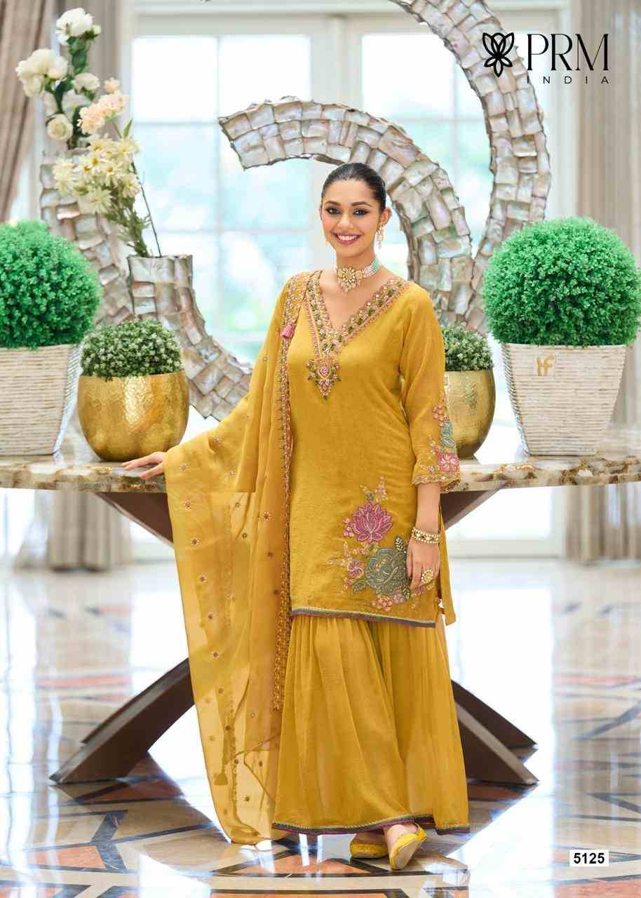 Humsafar By PRM Trendz 5125 To 5130 Series Beautiful Festive Suits Colorful Stylish Fancy Casual Wear & Ethnic Wear Pure Organza Dresses At Wholesale Price