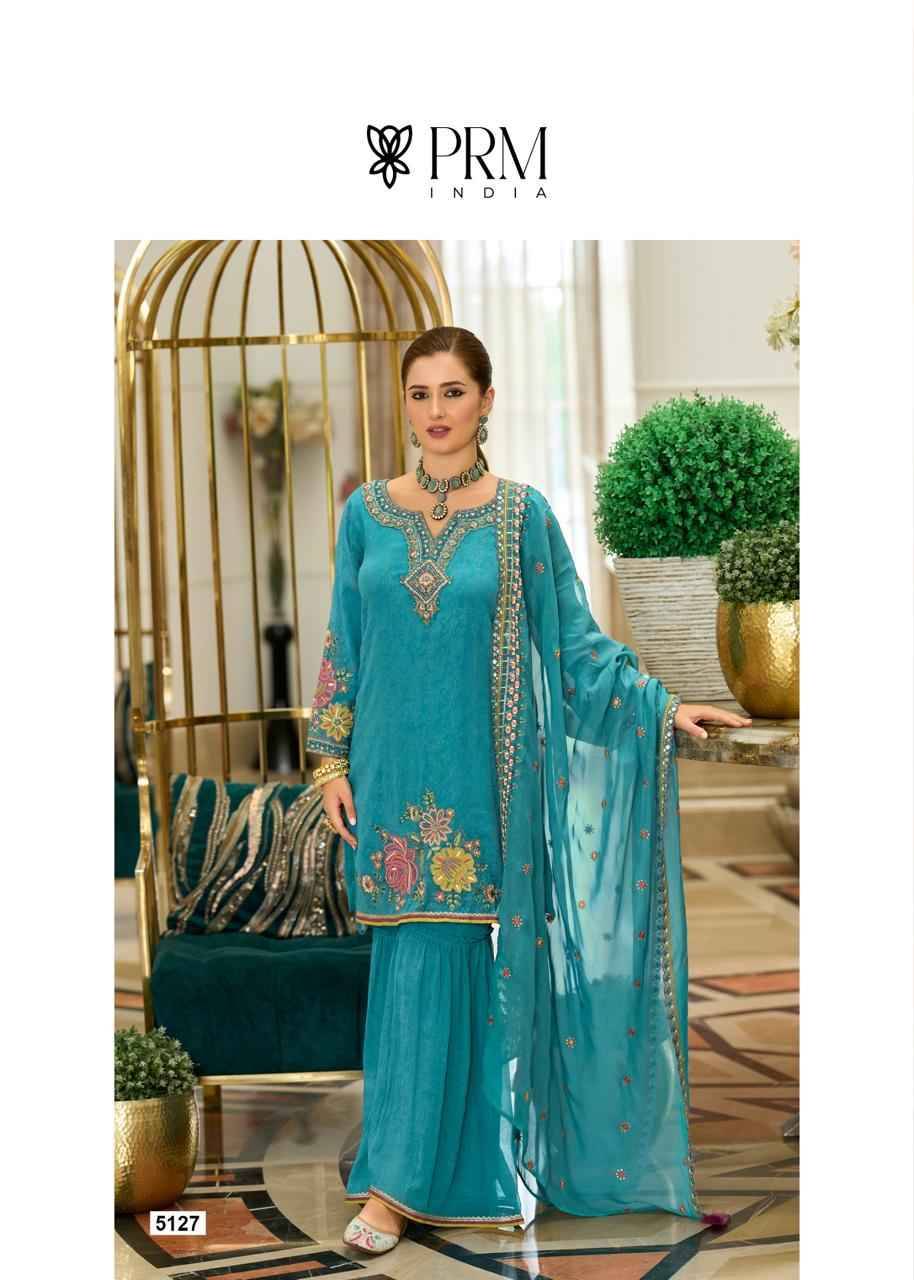 Humsafar By PRM Trendz 5125 To 5130 Series Beautiful Festive Suits Colorful Stylish Fancy Casual Wear & Ethnic Wear Pure Organza Dresses At Wholesale Price