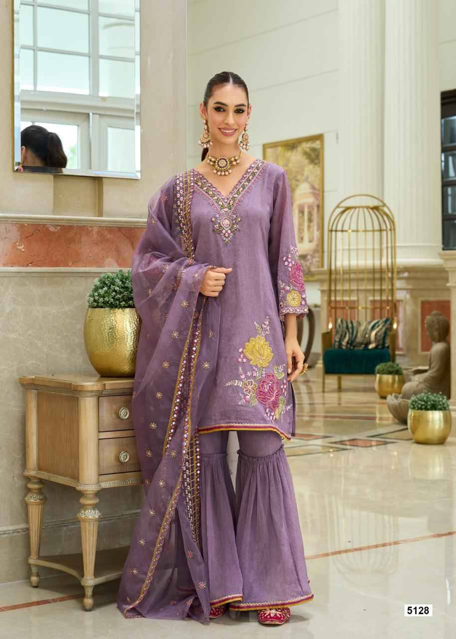 Humsafar By PRM Trendz 5125 To 5130 Series Beautiful Festive Suits Colorful Stylish Fancy Casual Wear & Ethnic Wear Pure Organza Dresses At Wholesale Price