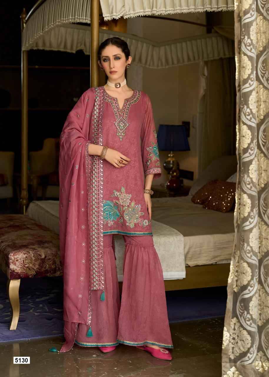 Humsafar By PRM Trendz 5125 To 5130 Series Beautiful Festive Suits Colorful Stylish Fancy Casual Wear & Ethnic Wear Pure Organza Dresses At Wholesale Price