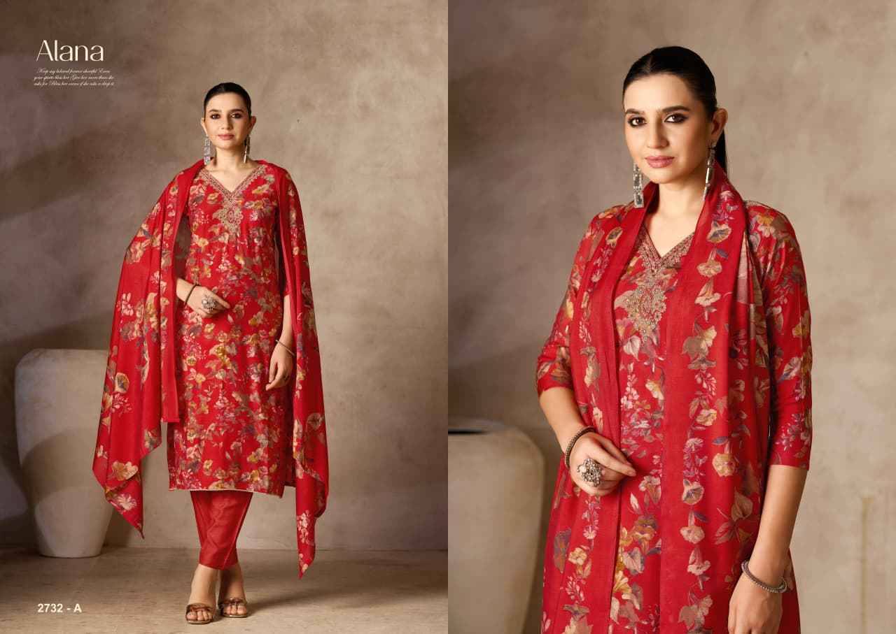 Alana Vol-2 By Sargam Prints 2732-A To 2732-D Series Beautiful Festive Suits Stylish Fancy Colorful Casual Wear & Ethnic Wear Pure Viscose Muslin Print Dresses At Wholesale Price