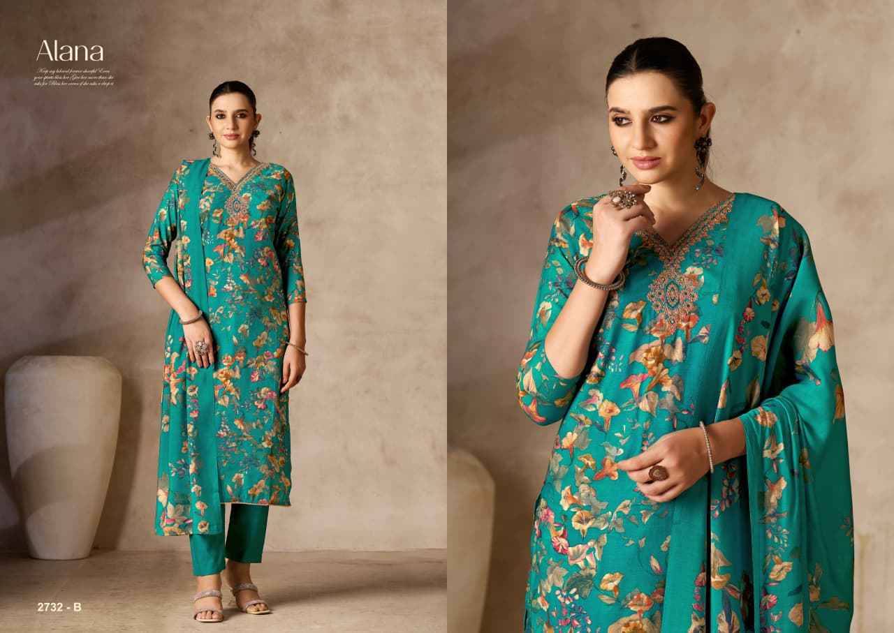 Alana Vol-2 By Sargam Prints 2732-A To 2732-D Series Beautiful Festive Suits Stylish Fancy Colorful Casual Wear & Ethnic Wear Pure Viscose Muslin Print Dresses At Wholesale Price