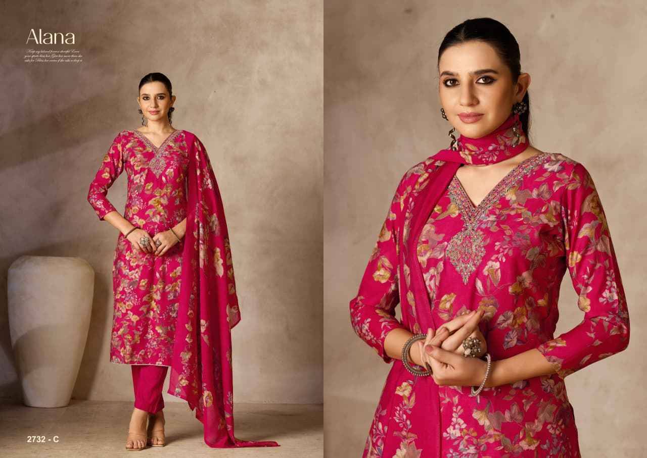 Alana Vol-2 By Sargam Prints 2732-A To 2732-D Series Beautiful Festive Suits Stylish Fancy Colorful Casual Wear & Ethnic Wear Pure Viscose Muslin Print Dresses At Wholesale Price