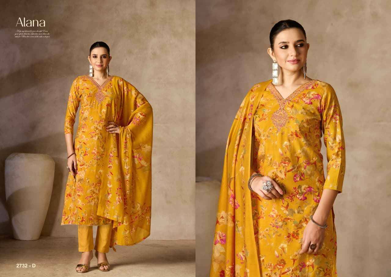Alana Vol-2 By Sargam Prints 2732-A To 2732-D Series Beautiful Festive Suits Stylish Fancy Colorful Casual Wear & Ethnic Wear Pure Viscose Muslin Print Dresses At Wholesale Price