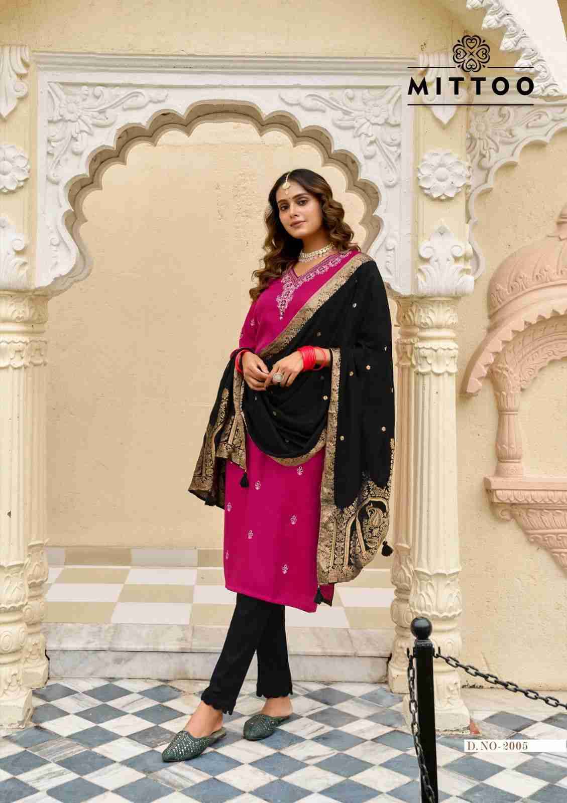 Alankar By Mittoo 2001 To 2006 Series Designer Festive Suits Beautiful Stylish Fancy Colorful Party Wear & Occasional Wear Viscose Weaving Dresses At Wholesale Price