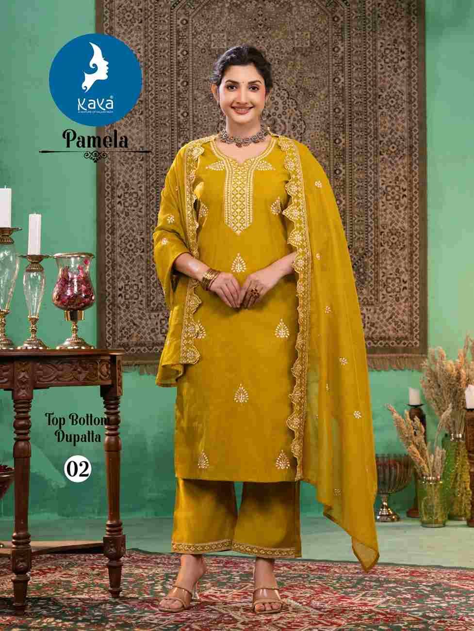Pamela By Kaya 01 To 06 Series Designer Festive Suits Beautiful Stylish Fancy Colorful Party Wear & Occasional Wear Roman Dresses At Wholesale Price
