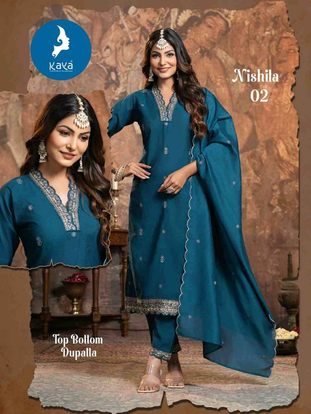 Nishita By Kaya 01 To 06 Series Designer Festive Suits Beautiful Stylish Fancy Colorful Party Wear & Occasional Wear Vertican Dresses At Wholesale Price