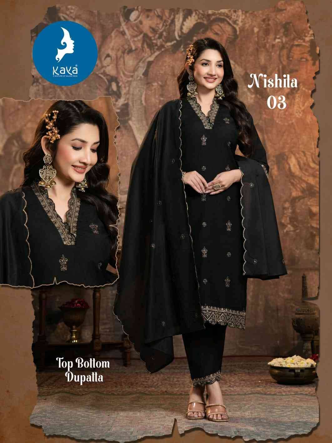 Nishita By Kaya 01 To 06 Series Designer Festive Suits Beautiful Stylish Fancy Colorful Party Wear & Occasional Wear Vertican Dresses At Wholesale Price