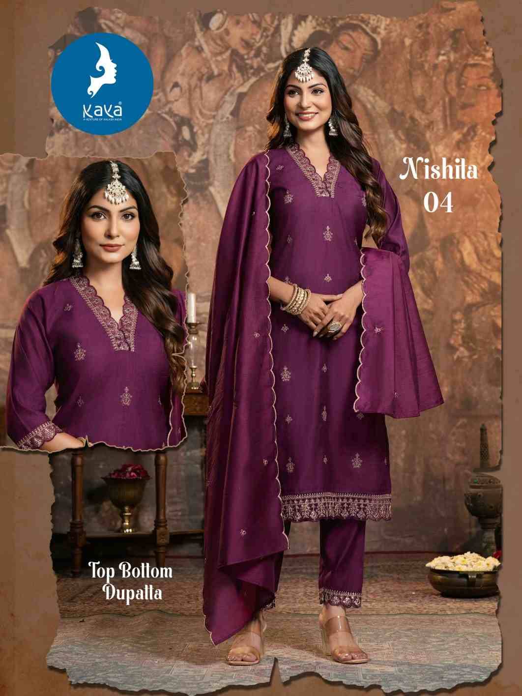 Nishita By Kaya 01 To 06 Series Designer Festive Suits Beautiful Stylish Fancy Colorful Party Wear & Occasional Wear Vertican Dresses At Wholesale Price