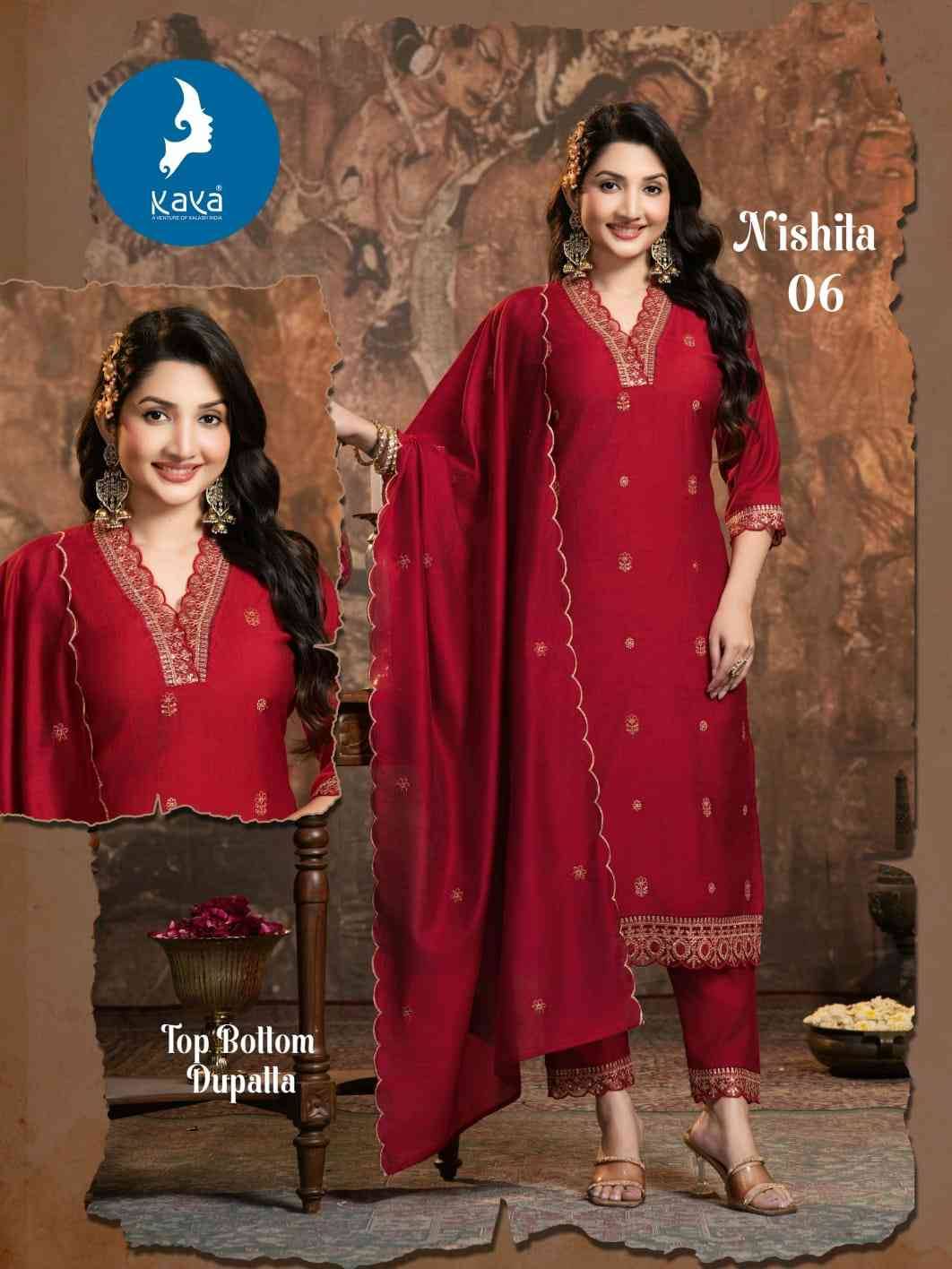 Nishita By Kaya 01 To 06 Series Designer Festive Suits Beautiful Stylish Fancy Colorful Party Wear & Occasional Wear Vertican Dresses At Wholesale Price