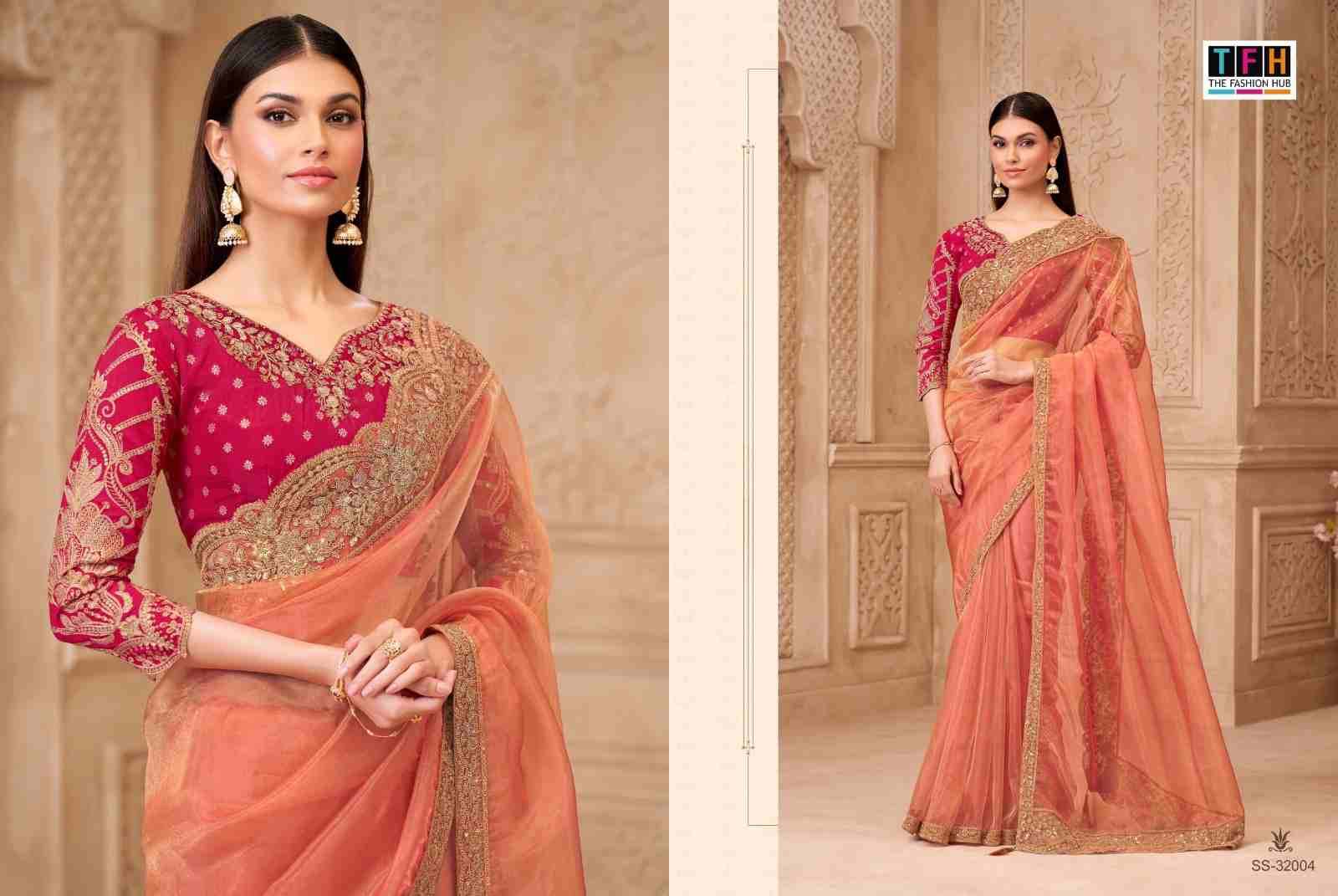 Silver Screen Vol-22 By TFH 32001 To 32018 Series Indian Traditional Wear Collection Beautiful Stylish Fancy Colorful Party Wear & Occasional Wear Satin Silk/Georgette Sarees At Wholesale Price