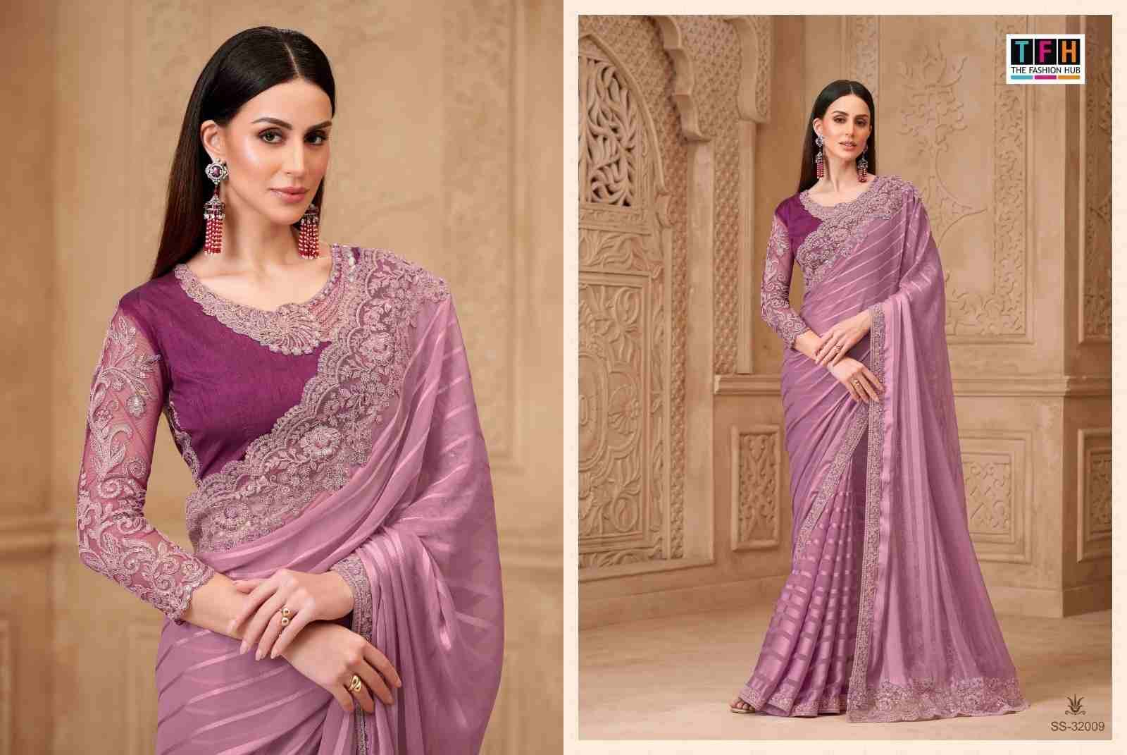 Silver Screen Vol-22 By TFH 32001 To 32018 Series Indian Traditional Wear Collection Beautiful Stylish Fancy Colorful Party Wear & Occasional Wear Satin Silk/Georgette Sarees At Wholesale Price