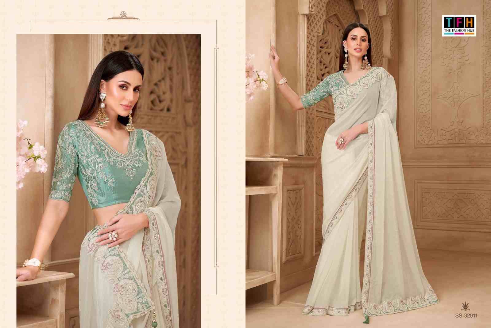 Silver Screen Vol-22 By TFH 32001 To 32018 Series Indian Traditional Wear Collection Beautiful Stylish Fancy Colorful Party Wear & Occasional Wear Satin Silk/Georgette Sarees At Wholesale Price