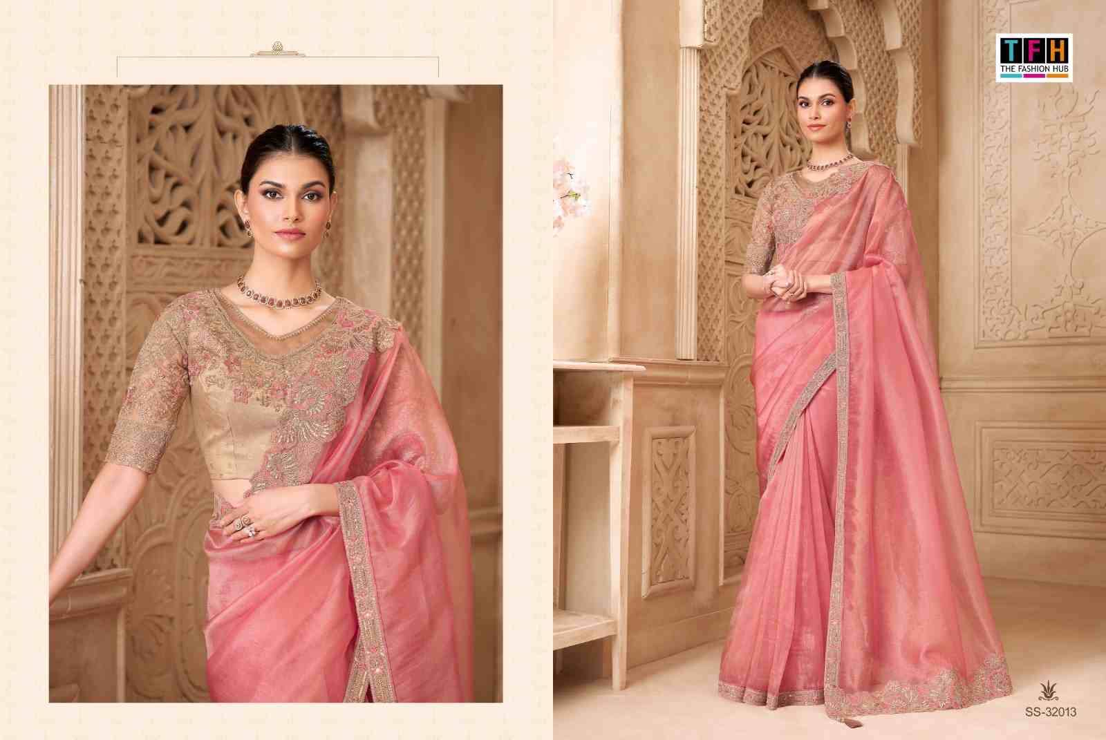 Silver Screen Vol-22 By TFH 32001 To 32018 Series Indian Traditional Wear Collection Beautiful Stylish Fancy Colorful Party Wear & Occasional Wear Satin Silk/Georgette Sarees At Wholesale Price