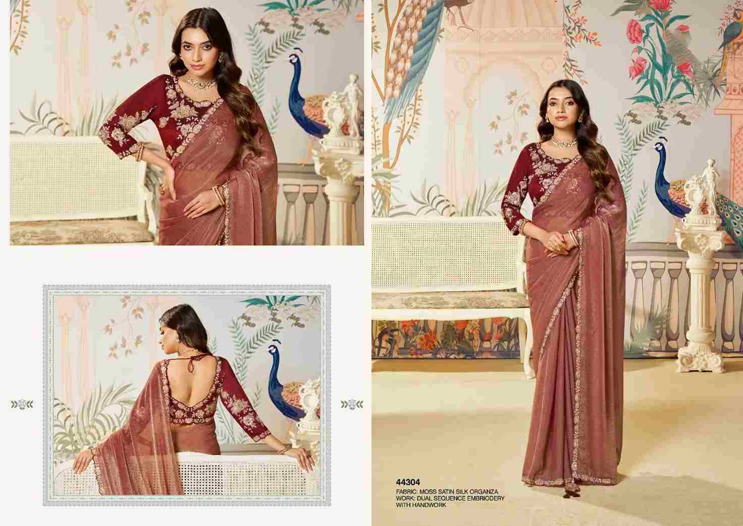 Seerat By Mahotsav Creation 44303 To 44320 Series Indian Traditional Wear Collection Beautiful Stylish Fancy Colorful Party Wear & Occasional Wear Tussar Silk Sarees At Wholesale Price