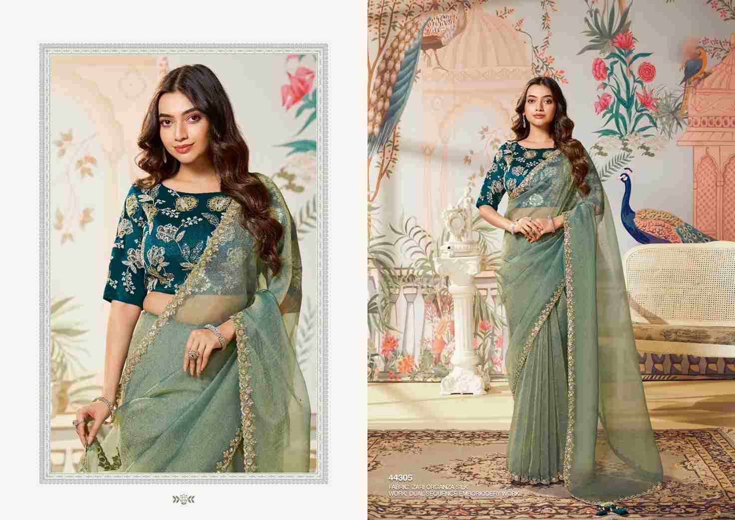Seerat By Mahotsav Creation 44303 To 44320 Series Indian Traditional Wear Collection Beautiful Stylish Fancy Colorful Party Wear & Occasional Wear Tussar Silk Sarees At Wholesale Price