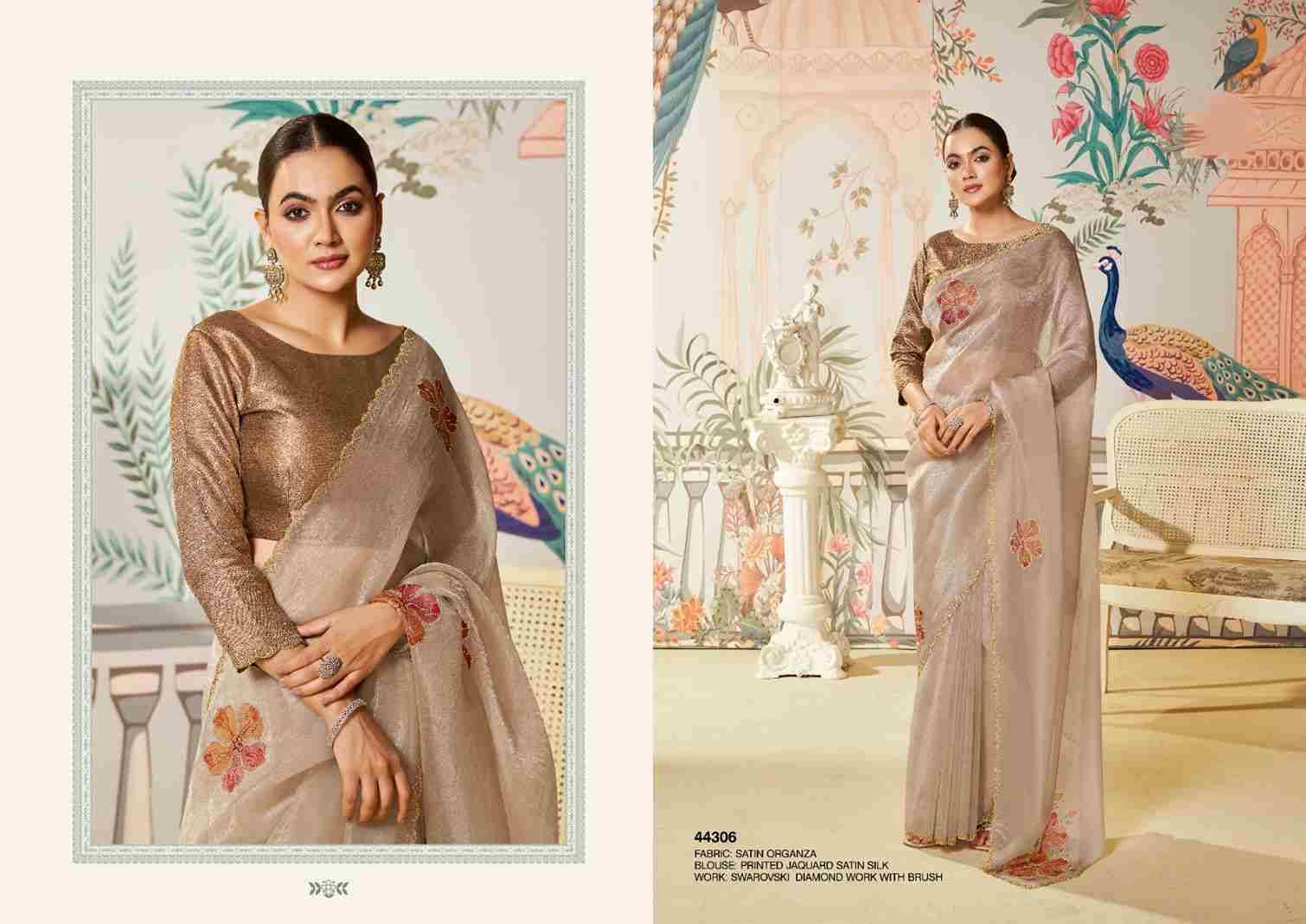 Seerat By Mahotsav Creation 44303 To 44320 Series Indian Traditional Wear Collection Beautiful Stylish Fancy Colorful Party Wear & Occasional Wear Tussar Silk Sarees At Wholesale Price