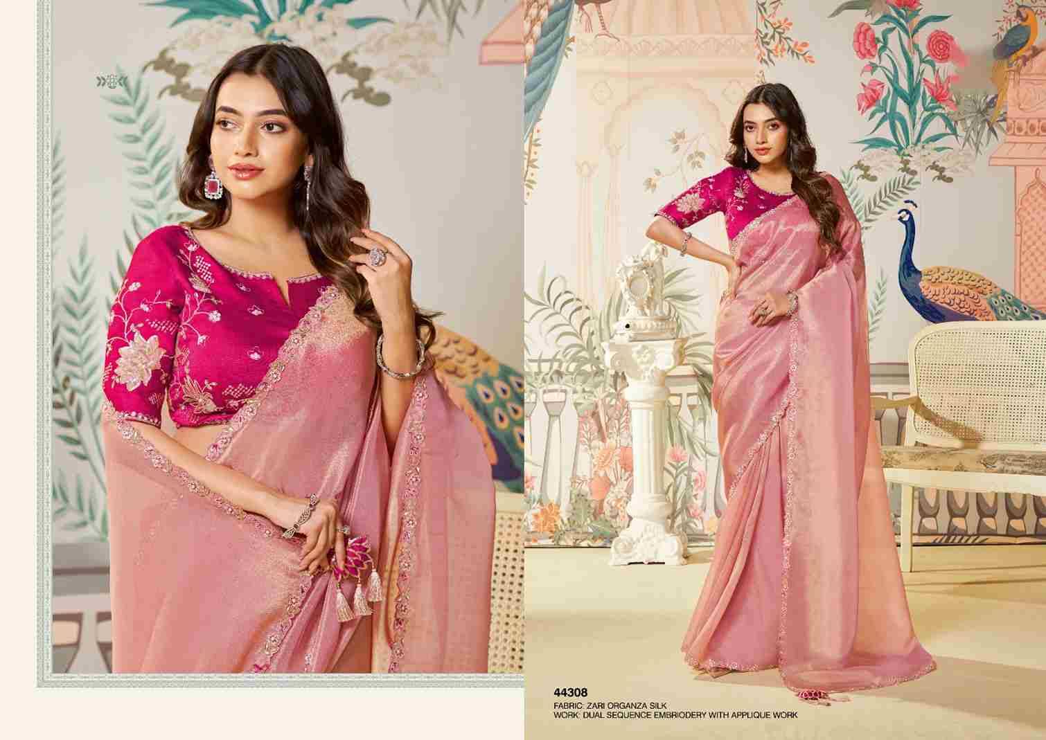 Seerat By Mahotsav Creation 44303 To 44320 Series Indian Traditional Wear Collection Beautiful Stylish Fancy Colorful Party Wear & Occasional Wear Tussar Silk Sarees At Wholesale Price