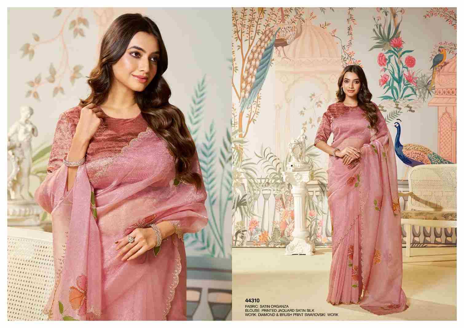 Seerat By Mahotsav Creation 44303 To 44320 Series Indian Traditional Wear Collection Beautiful Stylish Fancy Colorful Party Wear & Occasional Wear Tussar Silk Sarees At Wholesale Price