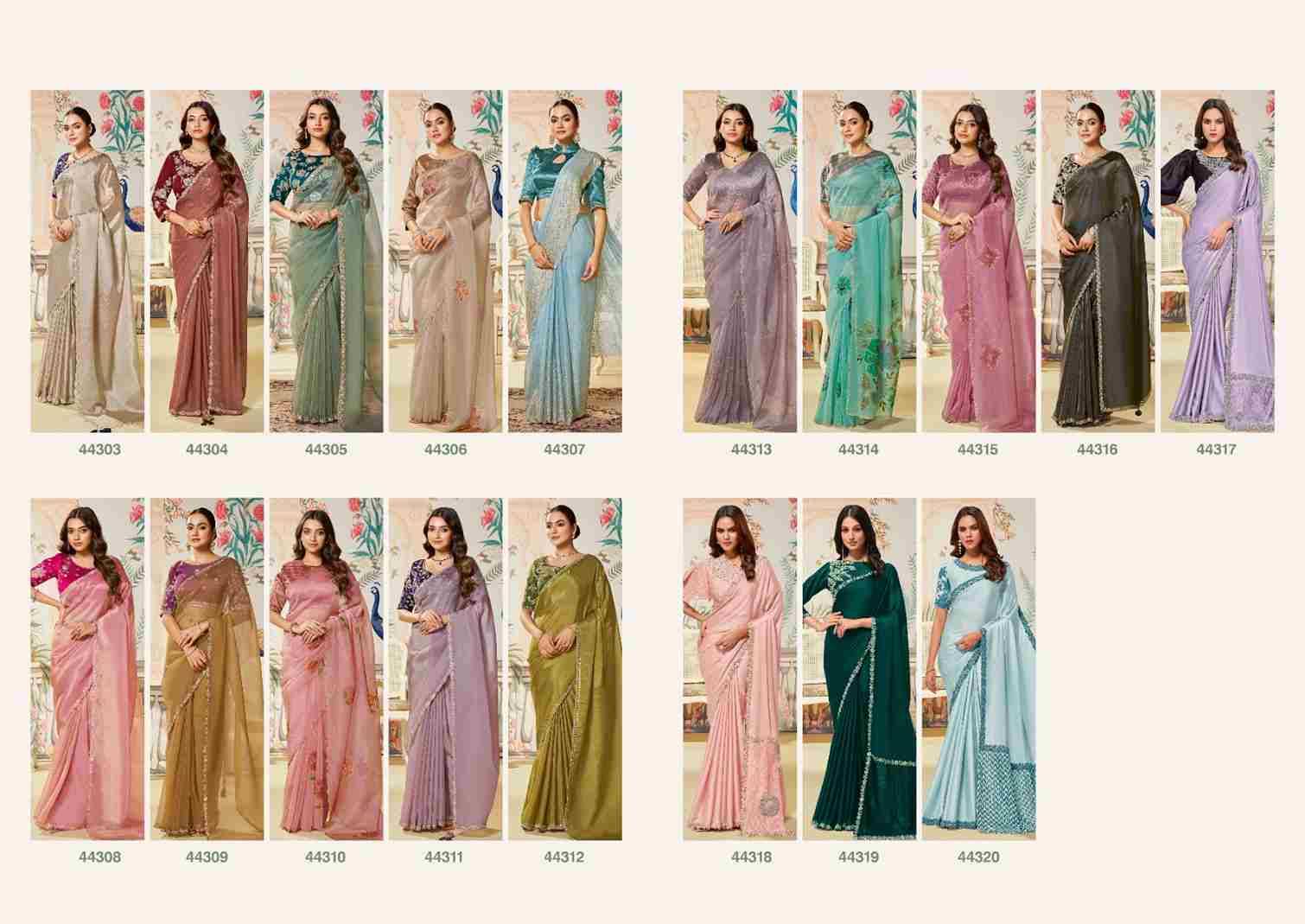 Seerat By Mahotsav Creation 44303 To 44320 Series Indian Traditional Wear Collection Beautiful Stylish Fancy Colorful Party Wear & Occasional Wear Tussar Silk Sarees At Wholesale Price